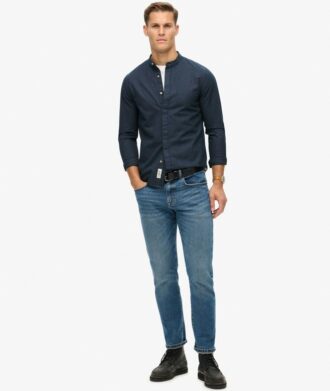 The Merchant Store – Camicia Henley Indaco