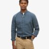 The Merchant Store – Camicia Henley Indigo