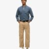 The Merchant Store – Camicia Henley Indigo