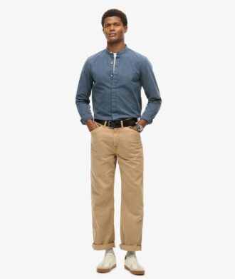 The Merchant Store – Camicia Henley Indigo