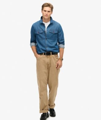 The Merchant Store – Camicia oversize indaco
