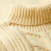 The Merchant Store – Maglione a collo alto con trecce