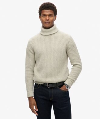 The Merchant Store – Maglione a collo alto testurizzato