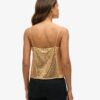 Top a canotta con paillettes Top a canotta con paillettes
