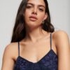 Top a corsetto con ricami floreali