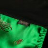 Top a corsetto con ricami floreali in raso
