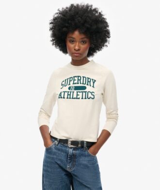 Top a maniche lunghe slim Athletic Essentials Ringer