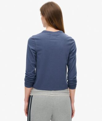Top a maniche lunghe slim Athletic Essentials Ringer