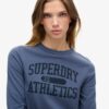 Top a maniche lunghe slim Athletic Essentials Ringer