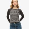 Top a maniche lunghe slim fit a costine Athletic Essentials