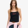 Top a spalline aderente con logo Sportswear