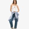 Top a spalline aderente con logo Sportswear