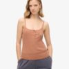 Top a spalline con bottoni Athletic Essentials