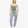 Top a spalline con bottoni Athletic Essentials