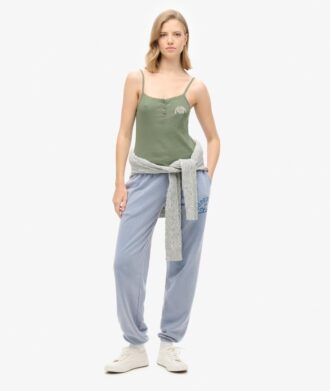 Top a spalline con bottoni Athletic Essentials