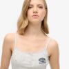 Top a spalline con bottoni Athletic Essentials