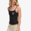 Top a spalline con bottoni ricamati Athletic Essentials