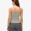 Top a spalline con bottoni ricamati Athletic Essentials