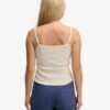 Top a spalline con bottoni ricamati Athletic Essentials