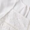 Top a spalline con inserto in pizzo Vintage