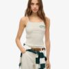 Top a spalline con stampa e bottoni Athletic Essentials