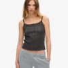 Top a spalline con stampa grafica Athletic Essentials