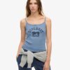 Top a spalline con stampa grafica Athletic Essentials