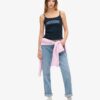 Top a spalline con stampa grafica Athletic Essentials