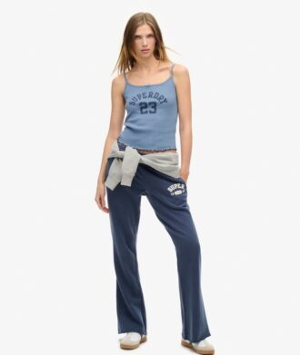 Top a spalline con stampa grafica Athletic Essentials