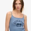 Top a spalline con stampa grafica Athletic Essentials
