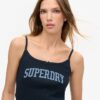 Top a spalline con stampa grafica Athletic Essentials
