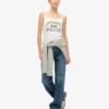 Top a spalline con stampa grafica Athletic Essentials