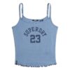 Top a spalline con stampa grafica Athletic Essentials