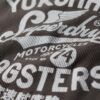 Top a spalline con stampa Retro Rocker