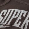 Top a spalline con stampa Retro Rocker