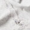 Top a spalline in Organic Cotton con pizzo a costine