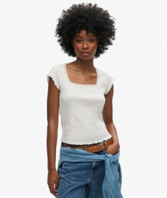 Top Athletic Essentials con scollo quadrato