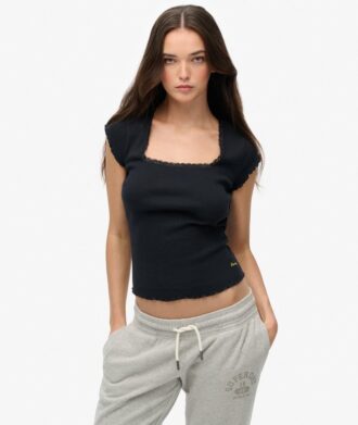 Top Athletic Essentials con scollo quadrato