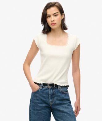 Top Athletic Essentials con scollo quadrato