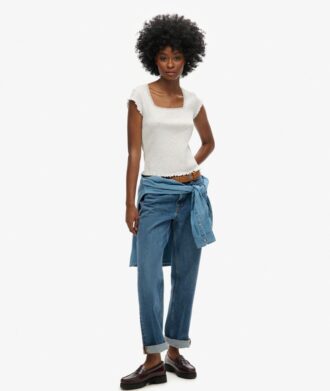 Top Athletic Essentials con scollo quadrato