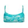Top bikini a balconcino stampato Top bikini a balconcino stampato