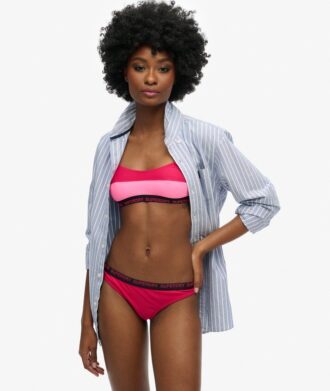 Top bikini a bralette elasticizzato