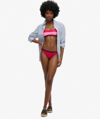 Top bikini a bralette elasticizzato