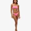 Top bikini a fascia con logo Top bikini a fascia con logo