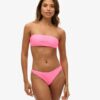 Top bikini a fascia con logo Top bikini a fascia con logo