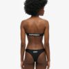 Top bikini a fascia con logo Top bikini a fascia con logo