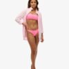 Top bikini a fascia con logo Top bikini a fascia con logo