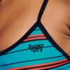 Top bikini a righe riciclato Top bikini a righe riciclato