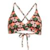 Top bikini a triangolo con incrocio sulla schiena Top bikini a triangolo con incrocio sulla schiena