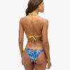 Top bikini a triangolo con lacci